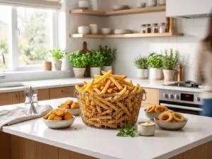 современная кухня в стиле сканди
